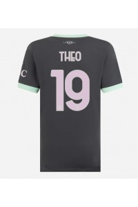 Fotbalové Dres AC Milan Theo Hernandez #19 Dámské Třetí Oblečení 2024-25 Krátký Rukáv